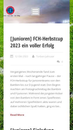Vorschau der mobilen Webseite www.fchilchenbach.de, FC Hilchenbach e. V.