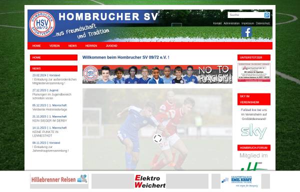 Vorschau von www.hombruchersv.de, Hombrucher SV 09/72