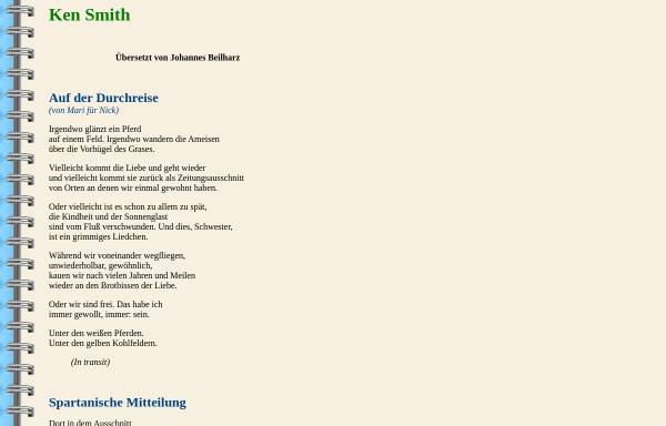 Vorschau von www.alb-neckar-schwarzwald.de, Gedichte von Ken Smith