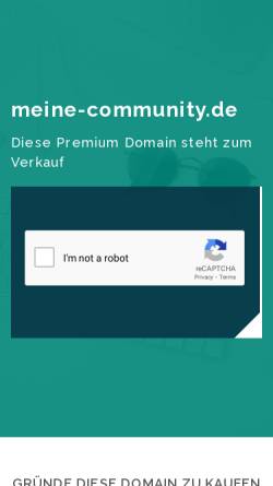 Vorschau der mobilen Webseite www.meine-community.de, Stadt-Communities.de