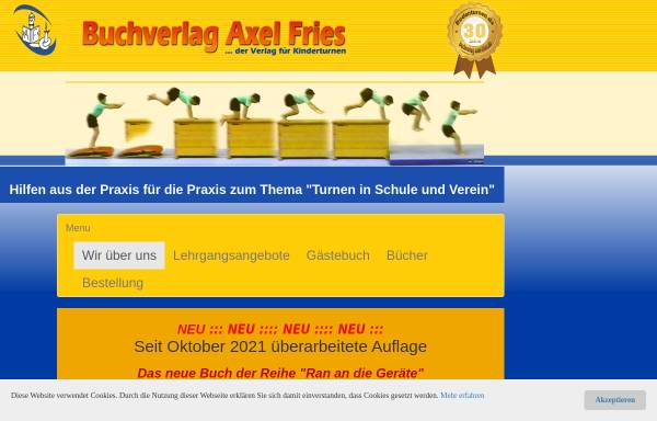 Vorschau von www.buchverlag-axel-fries.de, Buchverlag Axel Fries