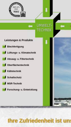 Vorschau der mobilen Webseite www.lka-schnabel.de, Luft- und Klimatechnische Anlagen Dietmar Schnabel
