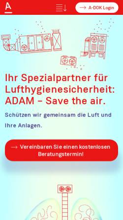 Vorschau der mobilen Webseite www.rm-adam.de, R. M. Adam GmbH
