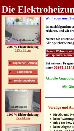 Vorschau der mobilen Webseite www.rau1.de, Rau Elektroheizungen