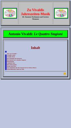 Vorschau der mobilen Webseite userpage.fu-berlin.de, Vivaldi, Antonio