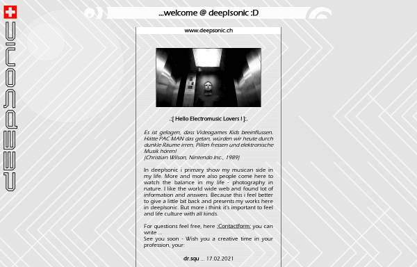 Vorschau von www.deepsonic.ch, Deep!sonic