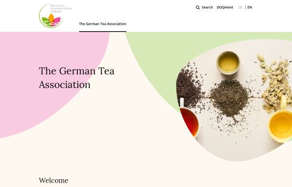 Vorschau von www.teeverband.de, Deutscher Teeverband e.V.