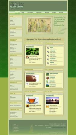 Vorschau der mobilen Webseite www.gesundtee.de, Tee - Heilkraft der Natur