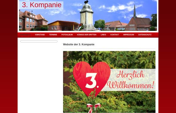 Vorschau von www.kompanie-dorf.de, Bürgerbataillon Neuenknick, 3. Kompanie Dorf