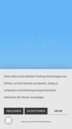 Vorschau der mobilen Webseite www.volksmission-donzdorf.de, Volksmission e.C. Donzdorf