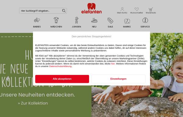 Vorschau von www.elefanten.de, Dosenbach-Ochsner AG
