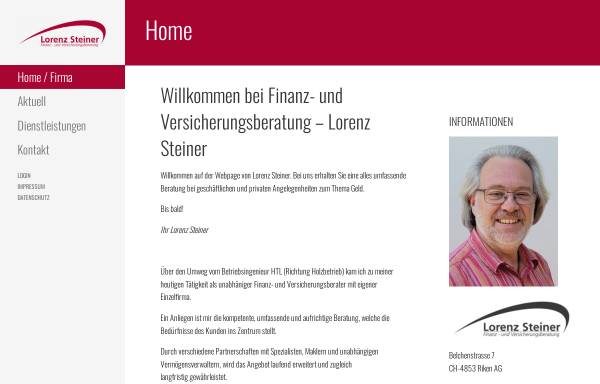 Vorschau von www.lorenz-steiner.ch, Lorenz Steiner