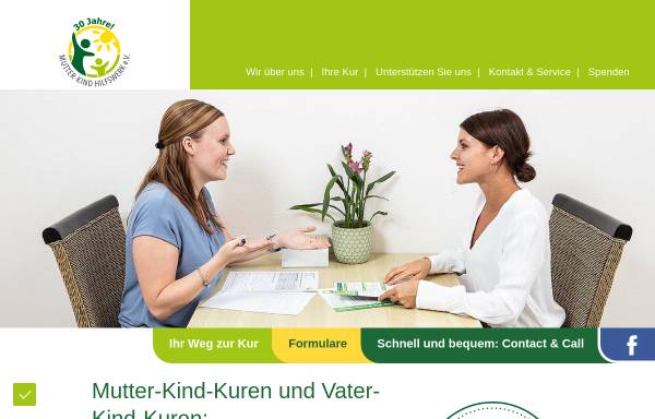 Vorschau von www.mutter-kind-hilfswerk.de, Mutter Kind Hilfswerk e.V.