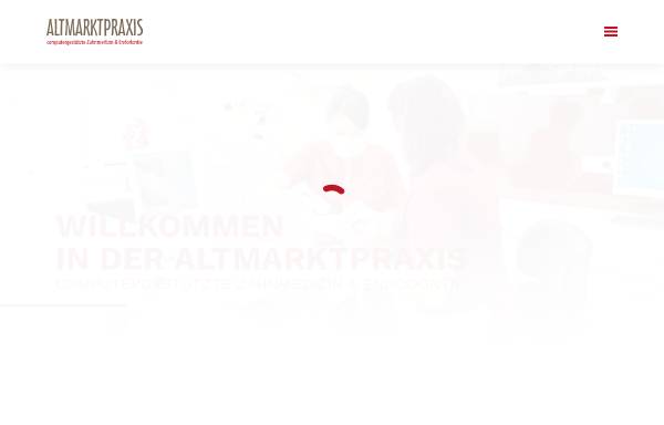 Vorschau von www.altmarktpraxis.de, Dipl. Stom. Elke Voigt und Dr. med. dent. Jana Weigelt