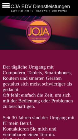 Vorschau der mobilen Webseite www.jojaedv.de, Jörg Jägers EDV-Dienstleistungen