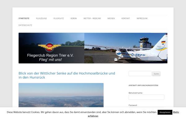 Vorschau von www.fliegerclub-trier.de, Fliegerclub Region Trier e. V.