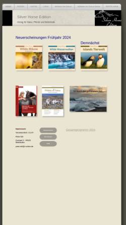 Vorschau der mobilen Webseite www.silverhorseedition.de, Silver Horse Edition