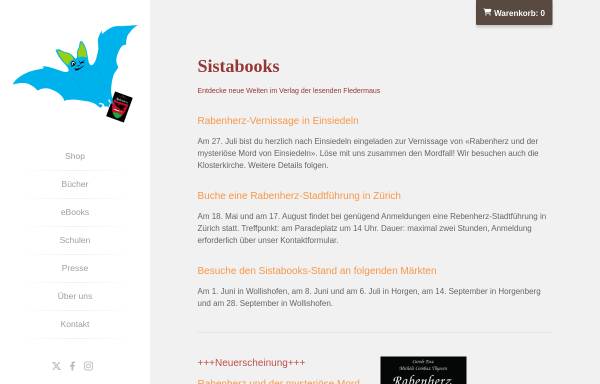 Vorschau von www.sistabooks.ch, Sistabooks-Verlag
