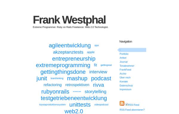 Vorschau von www.frankwestphal.de, Frank Westphal