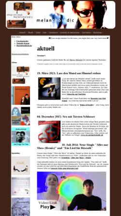 Vorschau der mobilen Webseite www.melancholodic.de, Melancholodic