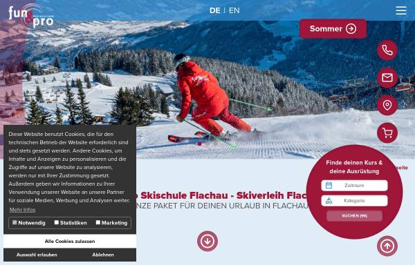 Vorschau von www.fun-pro.com, Fun und Pro Schischule Pichler in Flachau