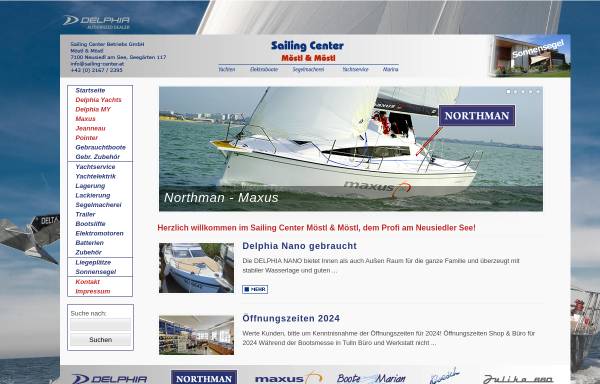 Vorschau von www.sailing-center.at, Sailing-Center