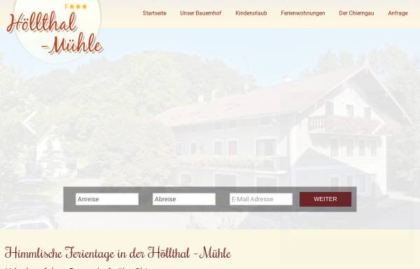 Vorschau von www.chiemsee-urlaub.com, Urlaub auf dem Bauernhof Familie Gerhard und Maria Huber