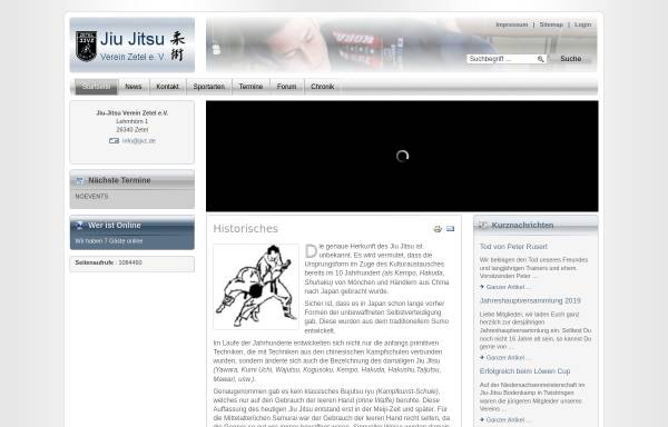 Vorschau von www.jjvz.de, Jiu-Jitsu Verein Zetel e.V.