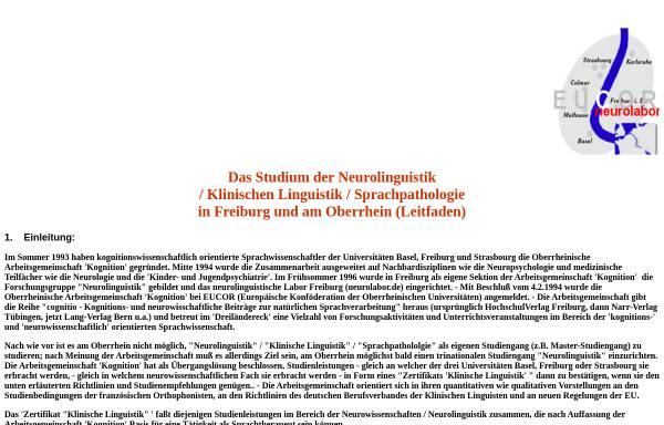 Das Studium der Klinischen Linguistik in Freiburg