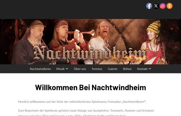Vorschau von www.nachtwindheim.de, Nachtwindheim