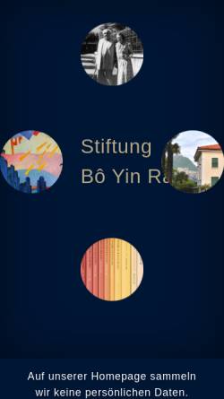 Vorschau der mobilen Webseite www.bo-yin-ra.ch, Bô Yin Râ