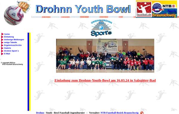 Vorschau von www.faustball-online.de, Drohnn Youth Bowl