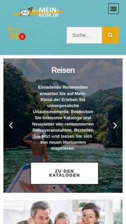 Vorschau der mobilen Webseite www.katalog-kiosk.de, Katalog-Kiosk.de, Kiosk Online-Dienste GmbH