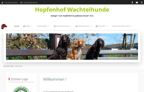 Vorschau von www.hopfenhof.de, Vom Hopfenhof im Goldenen Grund