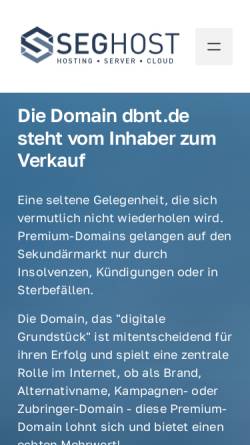 Vorschau der mobilen Webseite www.dbnt.de, Das Büro