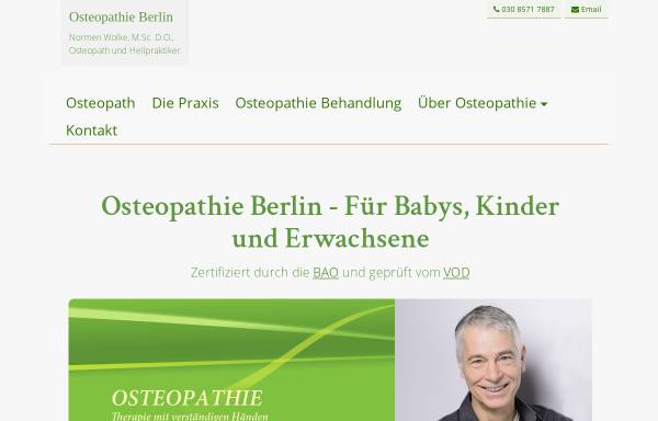 Vorschau von www.osteopathie-forum.info, Osteopathie Forum