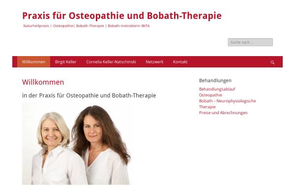 Vorschau von www.osteopathie-berlin.de, Physiotherapeutische Praxis Bernhard und Martin Schneider
