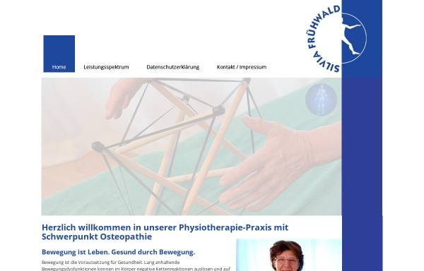 Vorschau von www.physiotherapie-fruehwald.de, Silvia Frühwald