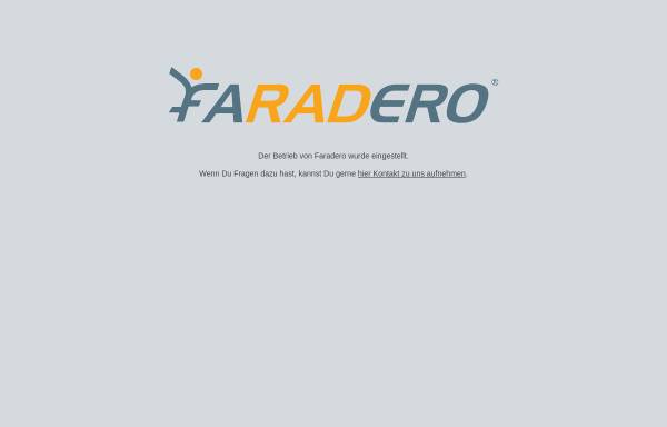Vorschau von www.faradero.de, Faradero.de