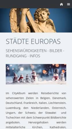 Vorschau der mobilen Webseite www.cityalbum.de, Cityalbum.de