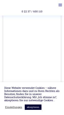 Vorschau der mobilen Webseite baumann-entsorgung.de, Baumann Entsorgung