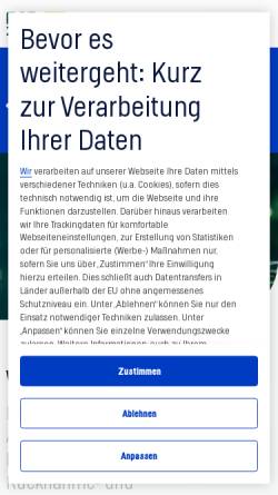 Vorschau der mobilen Webseite prezero.de, Tönsmeier Dienstleistung GmbH & Co. KG