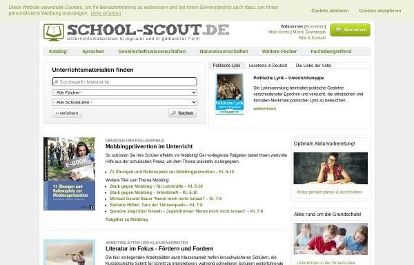 Vorschau von www.school-scout.de, School-Scout.de