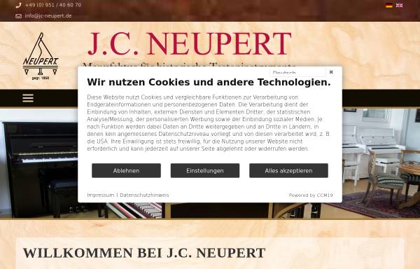 Vorschau von www.jc-neupert.de, Neupert