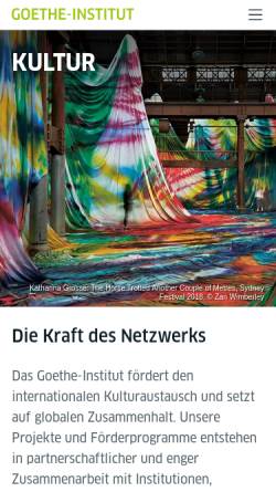Vorschau der mobilen Webseite www.goethe.de, Dossier: Gender - Bilder und Rollen im Wandel