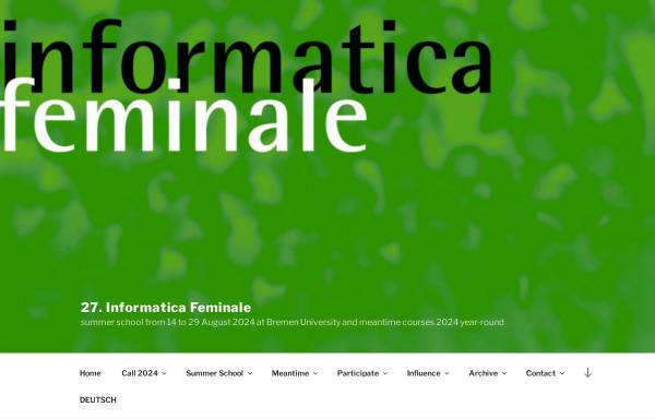 Vorschau von www.informatica-feminale.de, Informatica Feminale