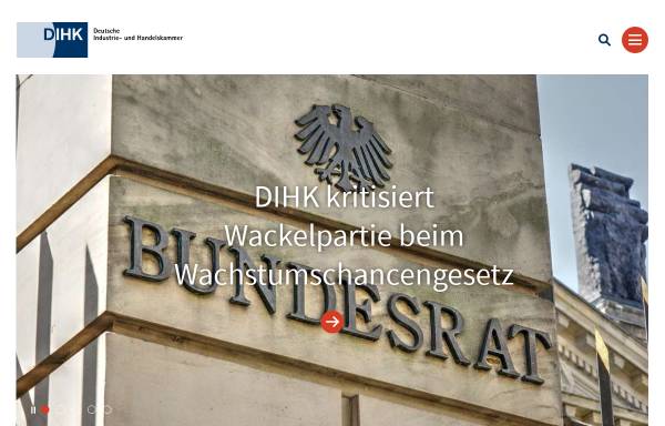 Vorschau von www.dihk.de, Deutscher Industrie- und Handelskammertag e.V.