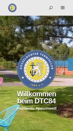 Vorschau der mobilen Webseite www.dtc84.de, DTC 1984