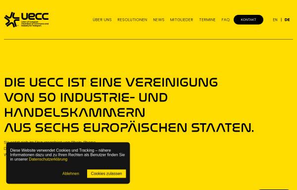 Vorschau von www.uecc.org, Union europäischer Industrie- und Handelskammern (UECC)