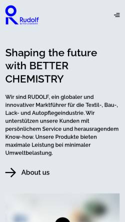 Vorschau der mobilen Webseite www.rudolf.de, Rudolf GmbH & Co. KG